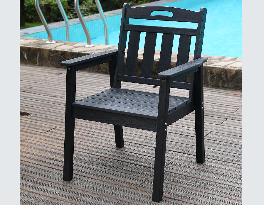 Onyx Vertical Flow HDPE Patio Spisestuestol