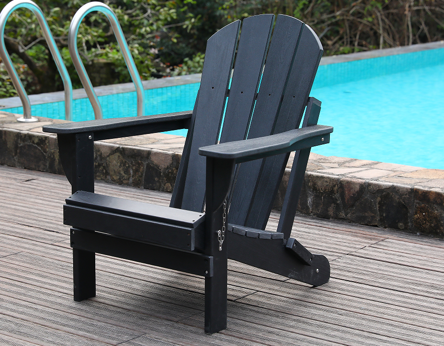 Sort All-Weather HDPE Adirondack Frog Stol