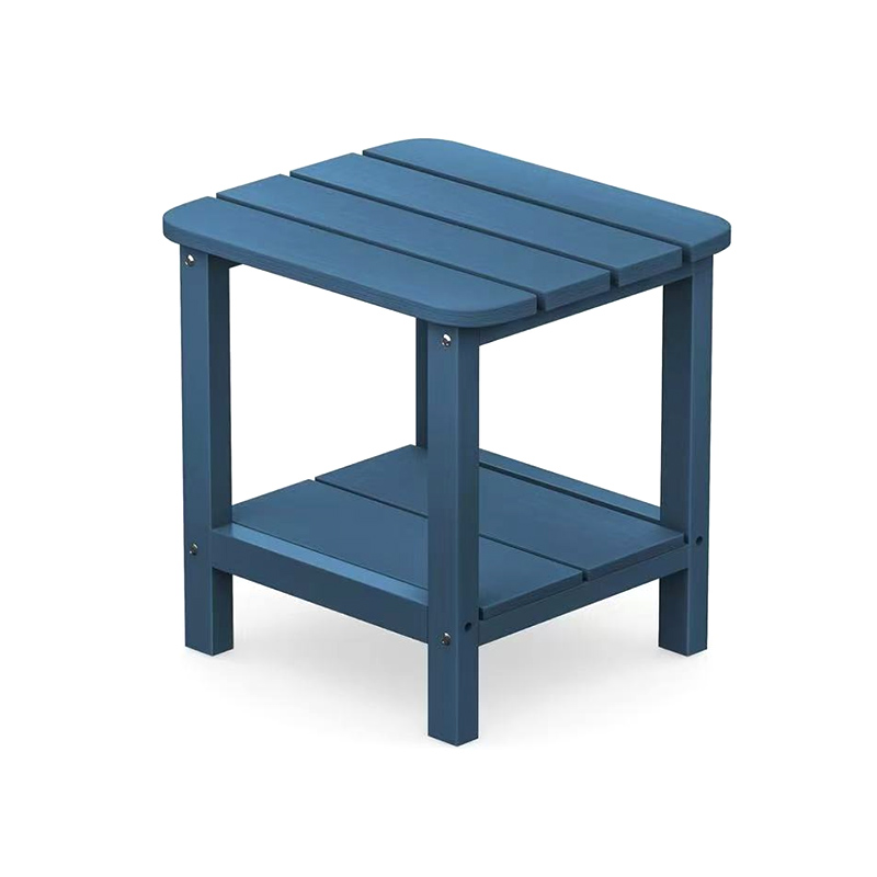 Lake Blue dobbeltlags HDPE sidebord med oppbevaring