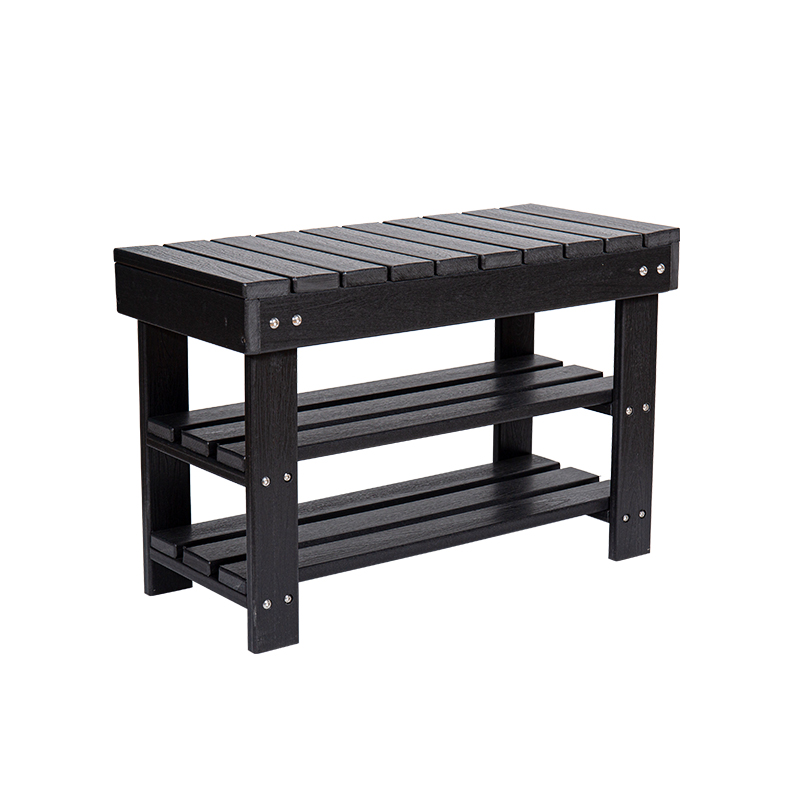 Elegant svart HDPE tre-lags langbord