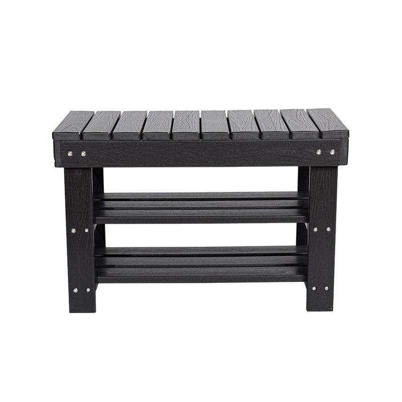 Elegant svart HDPE tre-lags langbord